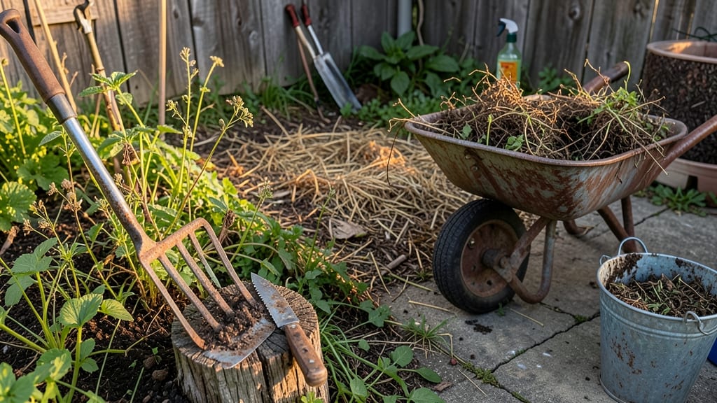 How to Clear a Vegetable Garden Full of Weeds: Sun-Scalding Smother Method in 7 Days