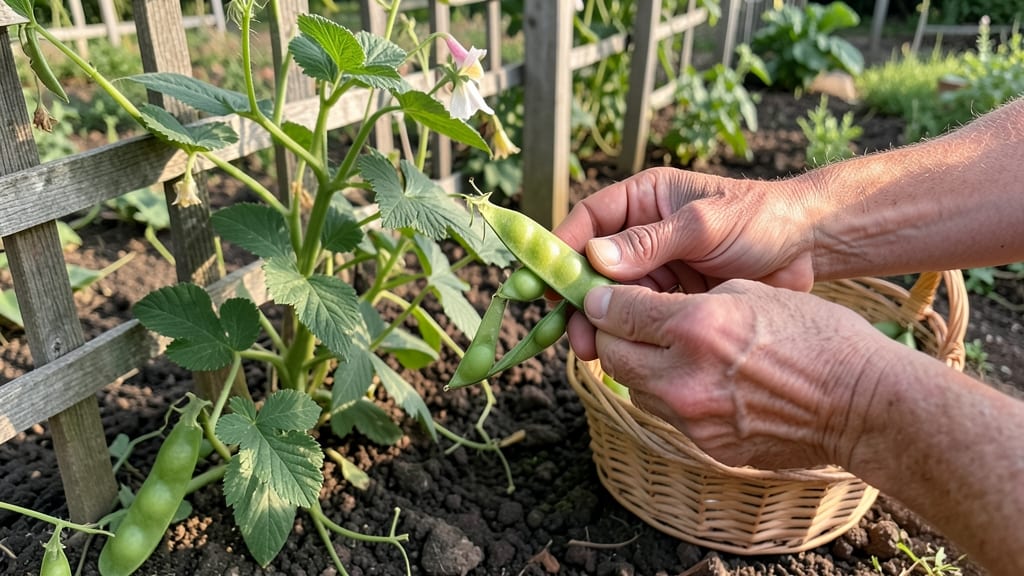 How to Know When to Pick Peas: 3 Tactile Tests for Perfect Sugar Snap