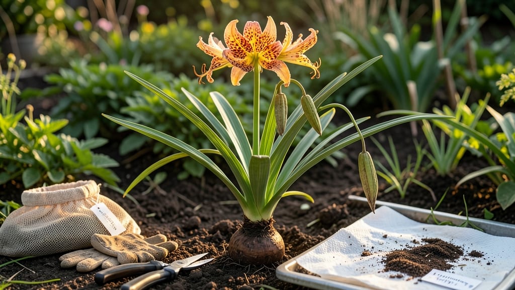 How to Harvest Tiger Lily Seeds: When Pods Split & Collecting for Next Year’s Blooms