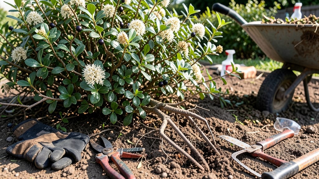 How to Get Rid of Privet: Boiling Water & Salt Combo That Smothers Roots