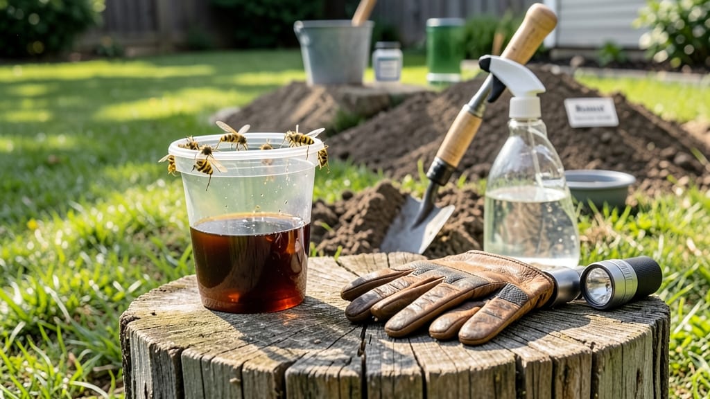 How to Get Rid of Ground Burrowing Yellow Jackets: Boiling Water Injection That Eradicates Nests Permanently