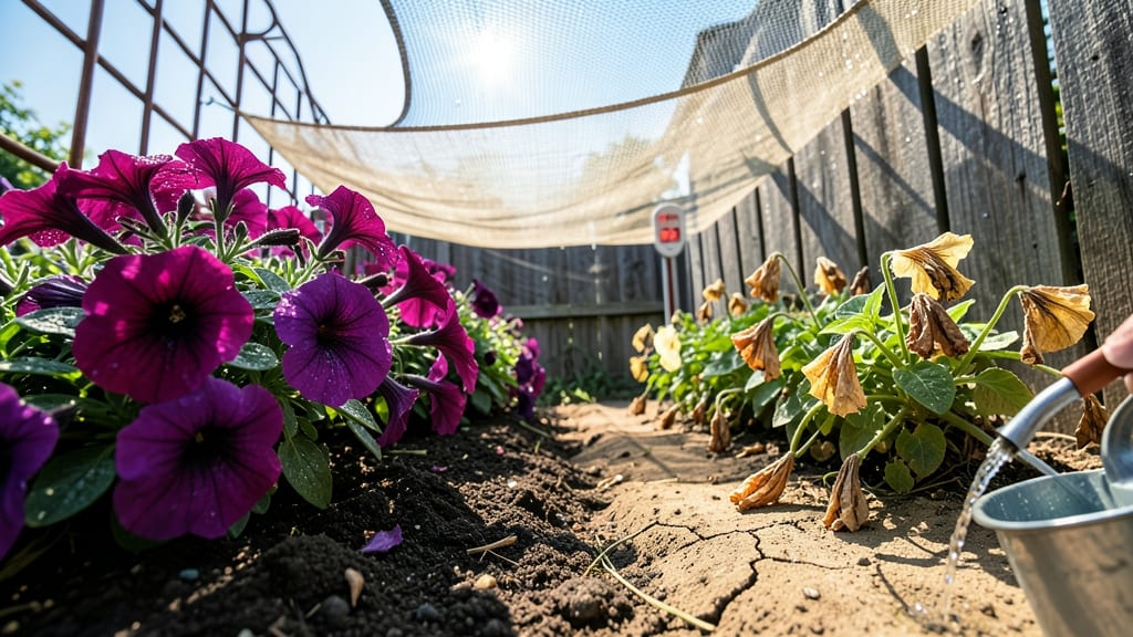 Protecting Petunias from Extreme Heat