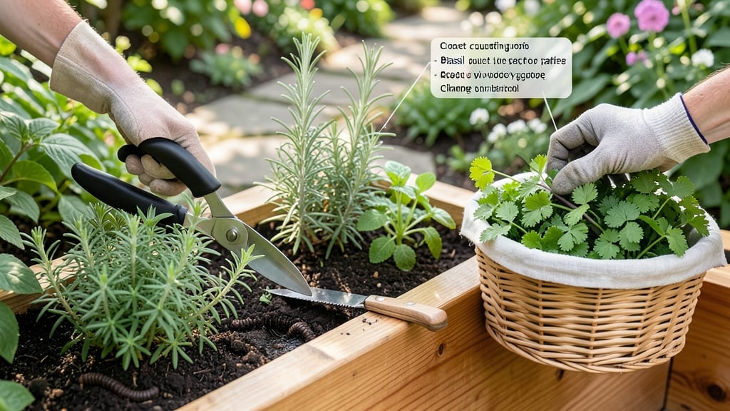 How to Harvest Herbs Without Killing the Plant: Precision Trimming for Bushier Regrowth