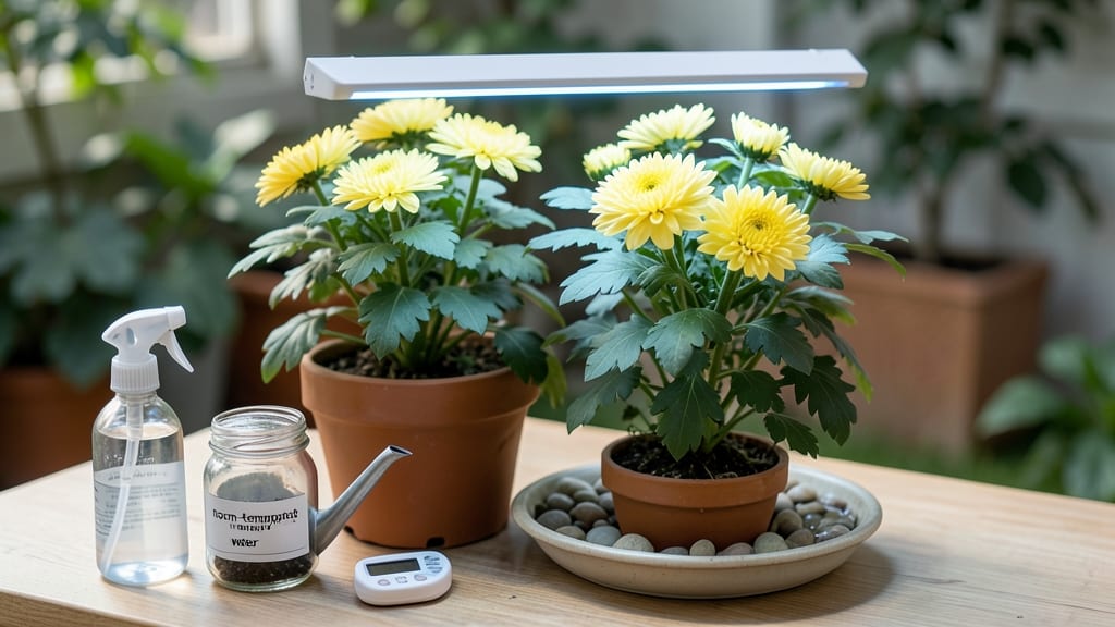 How to Keep Mums Alive Indoors: Bright Light and Moisture Balance Secrets