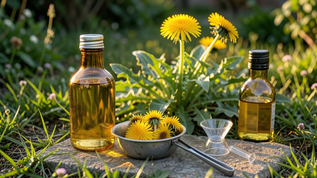 How to Make Dandelion Infused Oil: Herbal Gold for Salads and Skincare