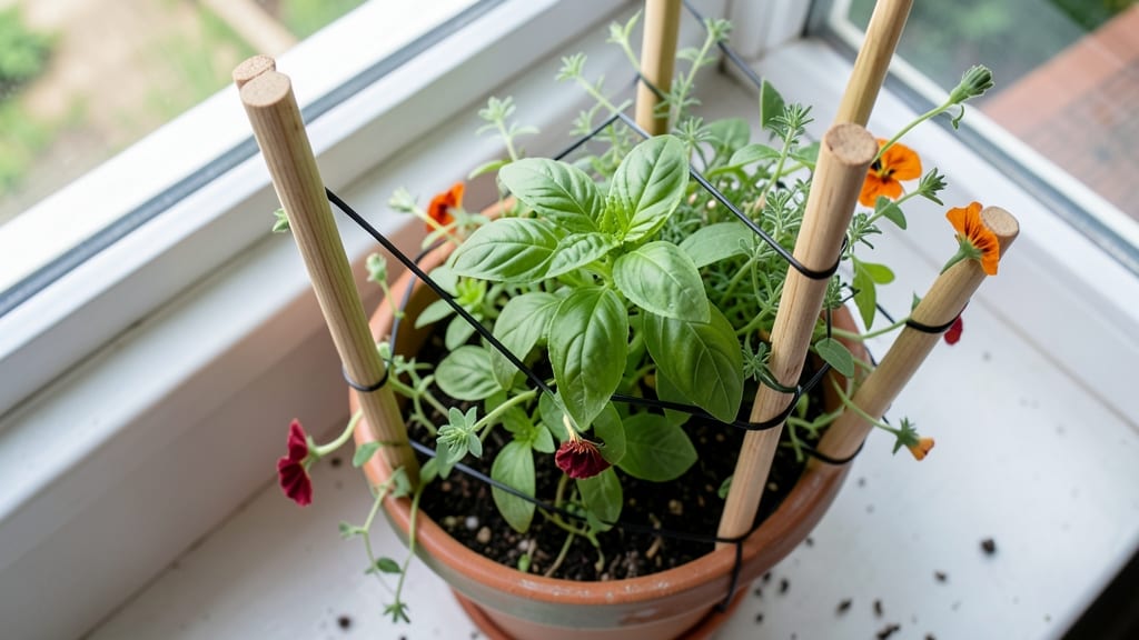 Wooden Dowels and Zip Ties