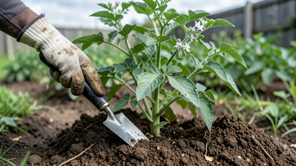 Hilling Up Potato Plants: Sturdy Stems and Higher Yields