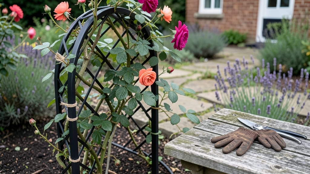 How to Make a Rose Trellis: Sturdy DIY Frame for Climbing Roses in Minutes