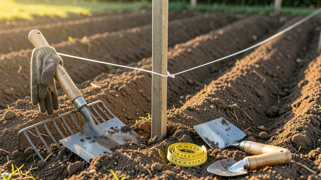 How to Make Garden Rows by Hand: Straight and Even Planting in Minutes