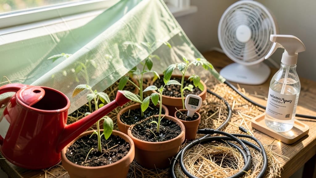 How to Care for Seedlings During Heatwave: Shade Cloth Shield and Moisture Lock