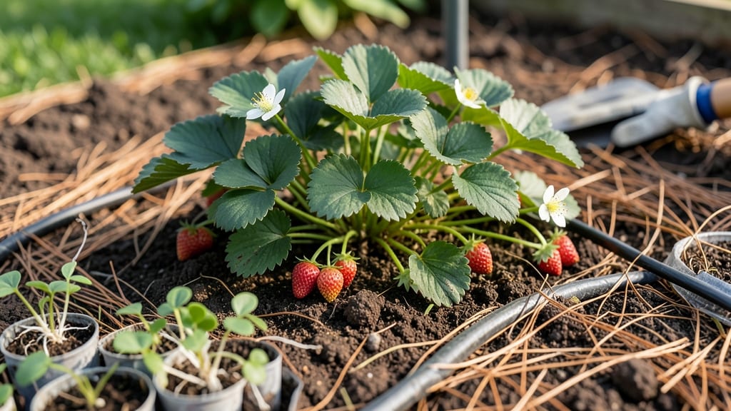 How to Make a Strawberry Bed: Layered Soil Secrets for Year-Round Harvests