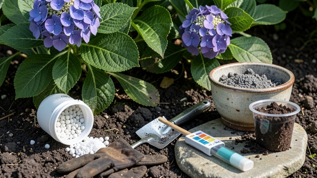 How to Make Soil Alkaline for Hydrangeas: Lime and Compost Balance for Blue Blooms