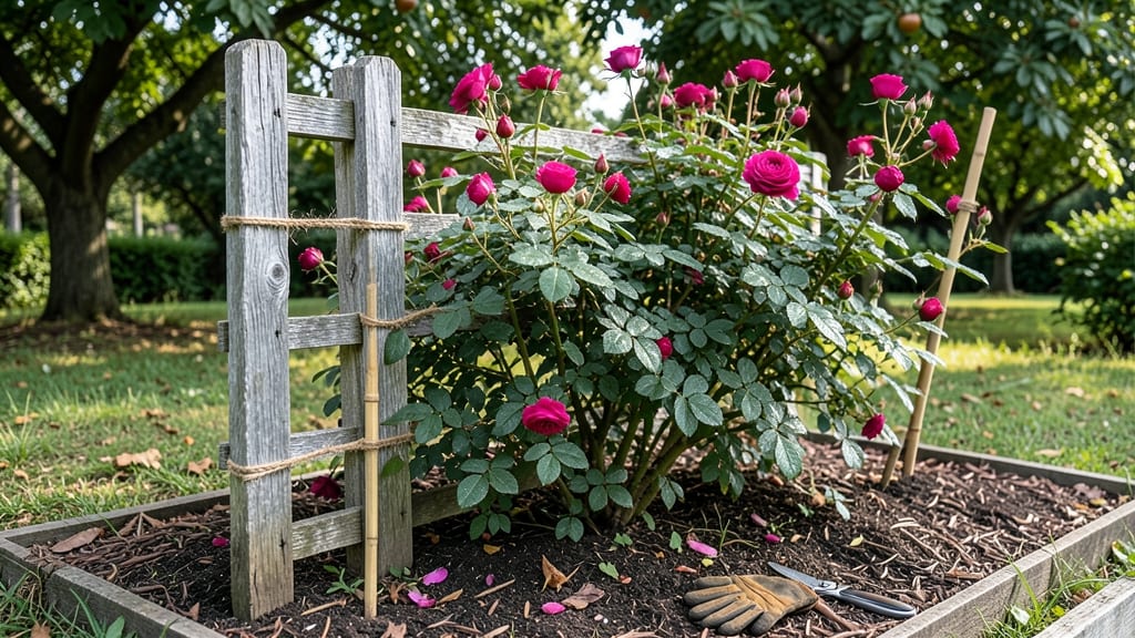How to Make a Rose Bush Trellis: Sturdy DIY Frame for Climbing Vines and Bountiful Blooms