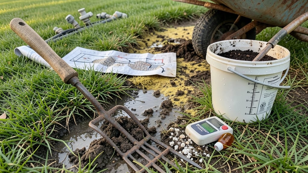 How To Fix Overwatered Lawn: Drain, Aerate, and Revive Roots Fast