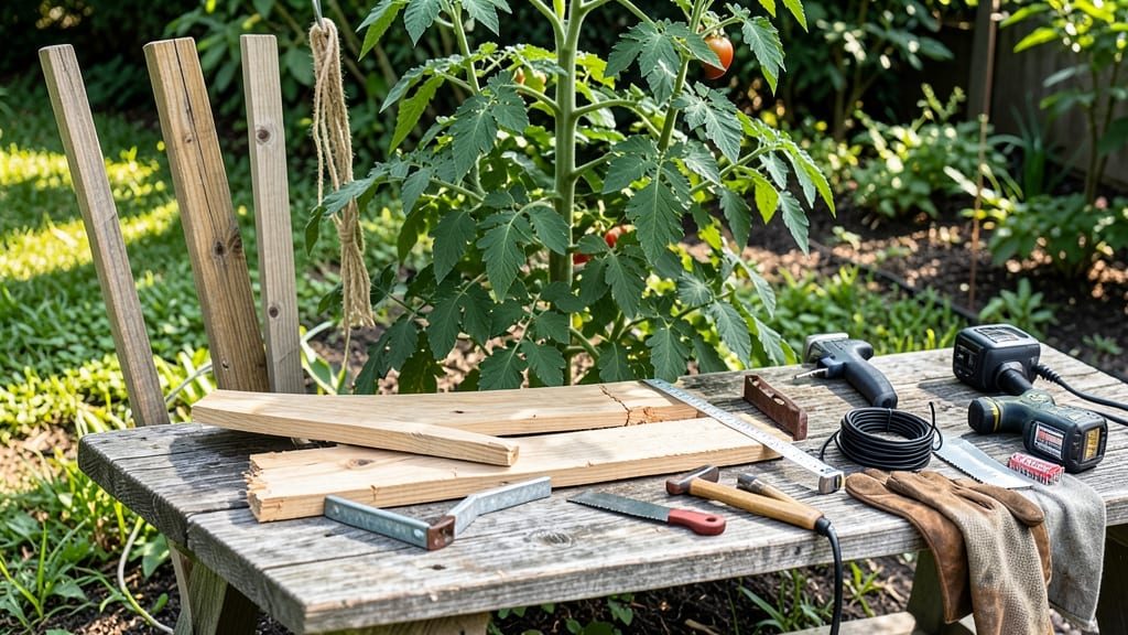 How to Make a Wooden Tomato Cage: Sturdy DIY Frame for Towering Vines