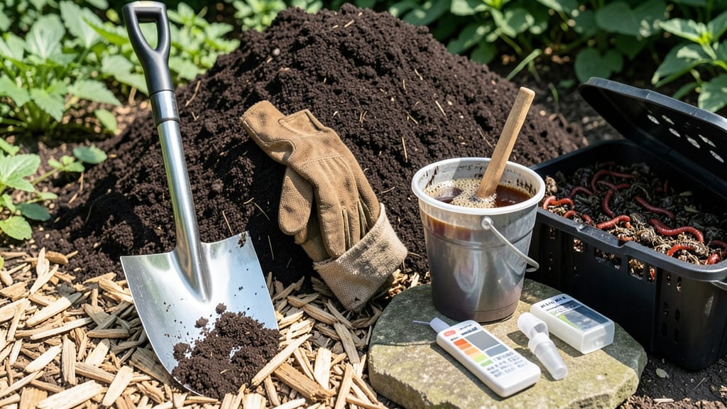 How to Increase Organic Matter in Soil: Layered Compost Blend for Richer, More Fertile Ground