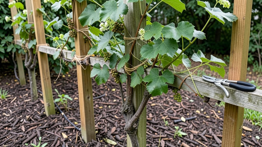 How to Build a Muscadine Trellis: Sturdy DIY Frame for Climbing Vines in Minutes