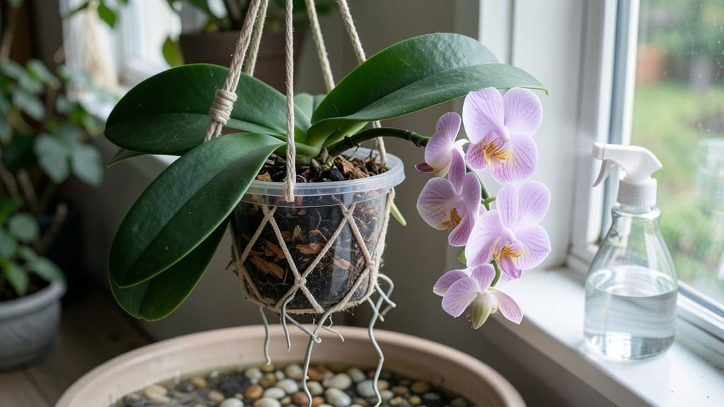 How to Grow Orchids Upside Down: Thriving Blooms With Minimal Space Hacks