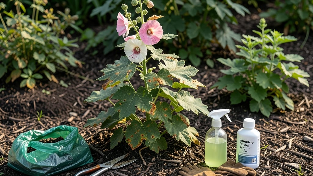 How to Get Rid of Hollyhock Rust: Fungicide-Free Fix in 3 Simple Steps