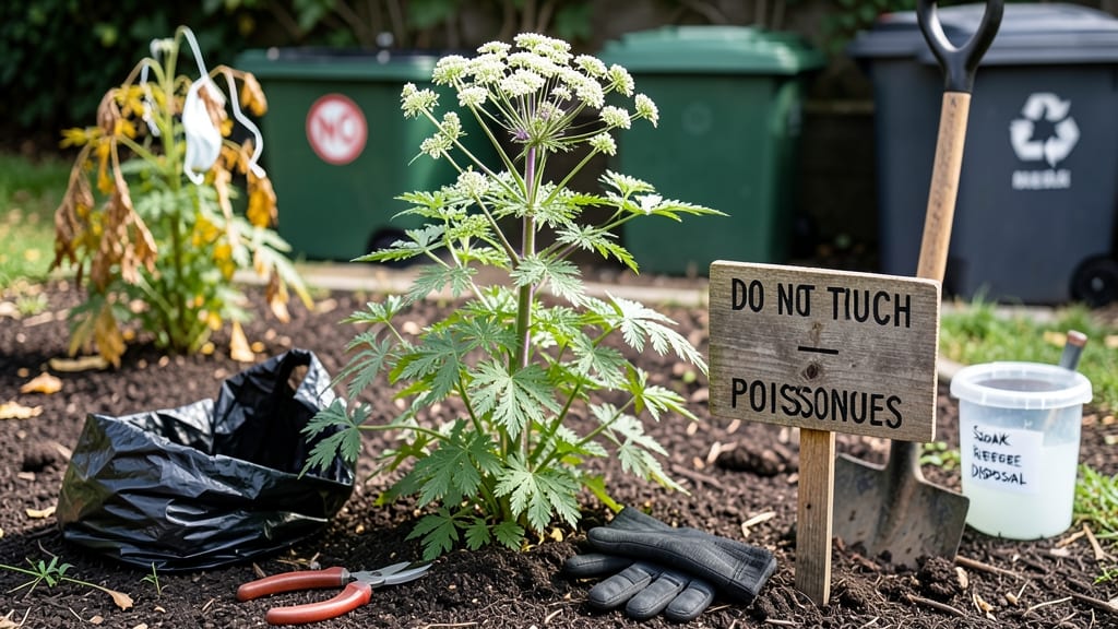 How To Dispose Of Poison Hemlock: Safe Removal Without Spreading Seeds