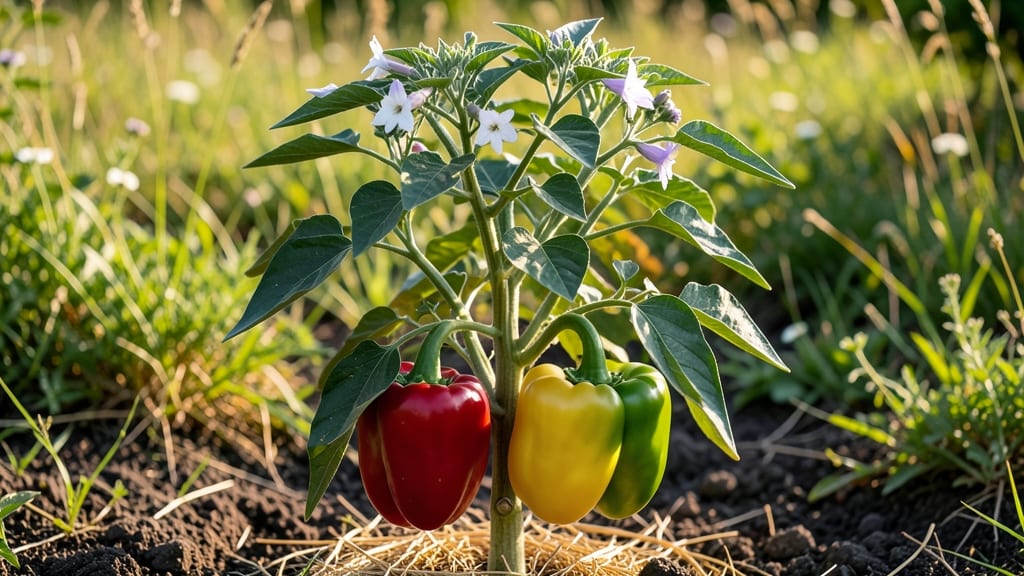 How to Grow Big Bell Peppers: Trellis Tricks for 20% Larger Harvests