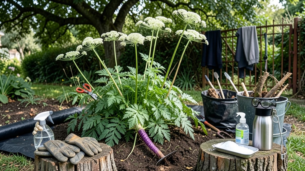 How to Get Rid of Poison Hemlock Naturally: Vinegar Salt Spray That Kills Roots in Hours