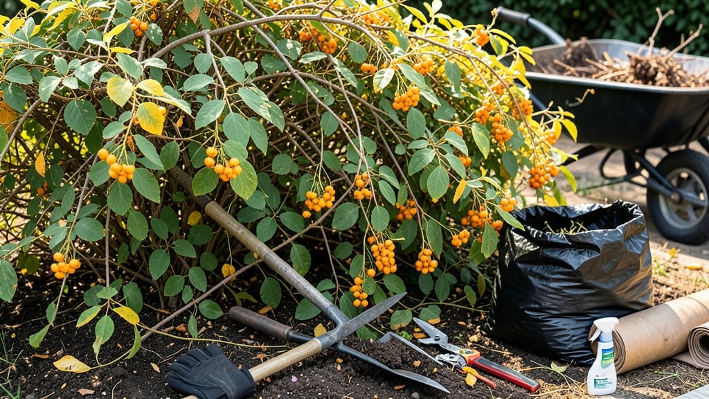 How to Get Rid of Shrubs: Boiling Water and Salt Combo That Smothers Roots Fast