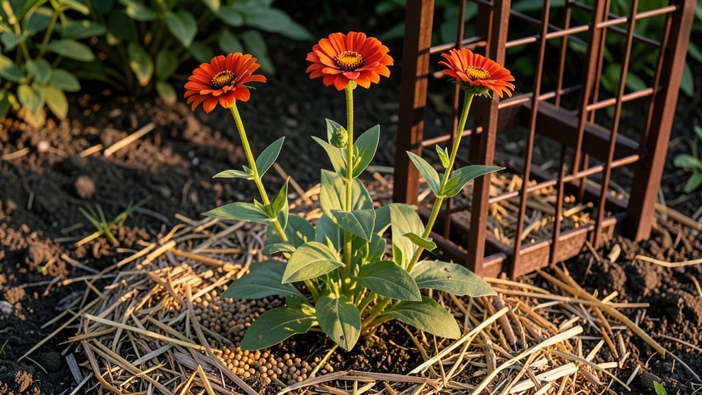 How to Get Zinnias to Grow Tall: Sturdy Stems Through Pruning and Support