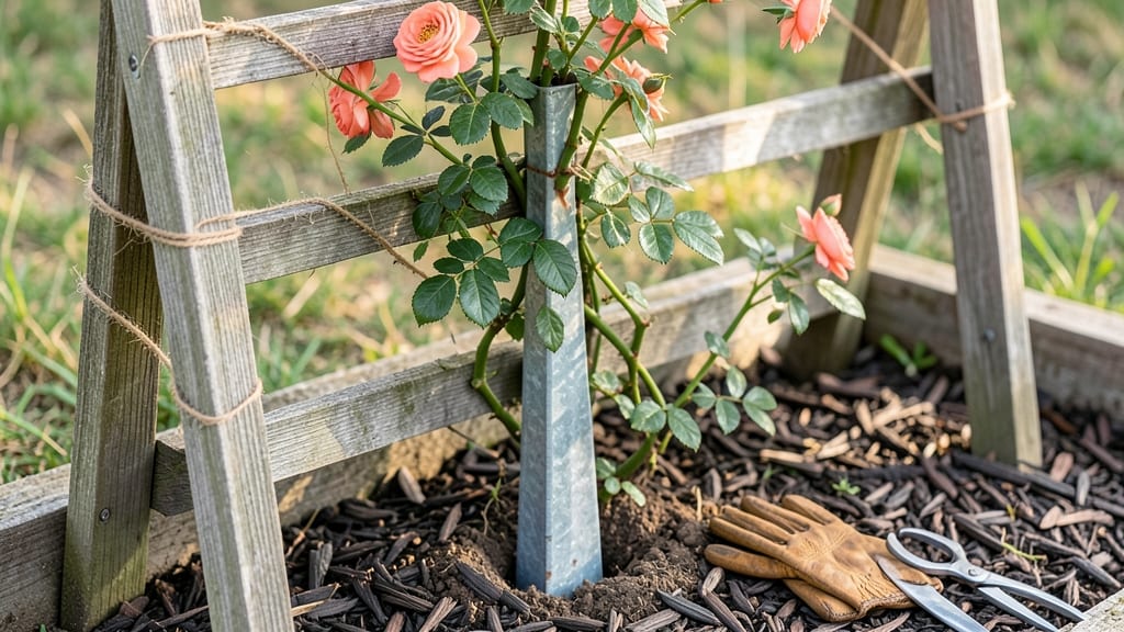 How to Build a Climbing Rose Trellis: Sturdy DIY Frame for Towering Vines in Minutes